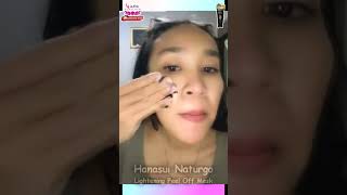 Viral Masker Komedo Naturgo Hanasui Lightening Peel Off Mask