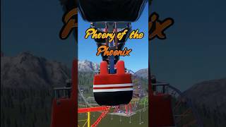 Phoery of the Phoenix Suspended Coaster #rollercoaster #planetcoaster #shorts