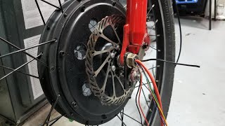 ebike vlog# hubmotor installed . Sunday, December 4, 2022