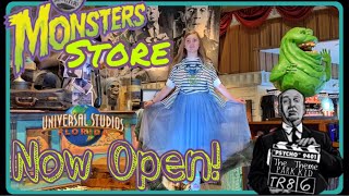 NEW! Universal Studios Classic Monsters Store! Merch, decor & Monsters Cafe Wall thru Orlando 2019