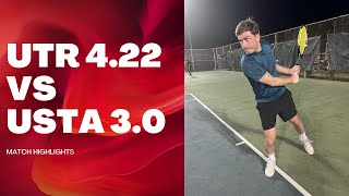 I Nearly Cracked Against a 3.0 Pusher | Tennis League Network Match #2