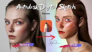 Autodesk Digital Realistic Sketch Speed Art - PROMO