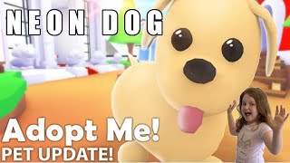 Roblox Adopt Me Secret Pool Party and Neon Dog