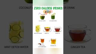 Zero calorie drinks #shorts