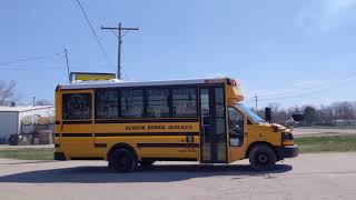 School bus parade during coronavirus