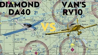 Diamond DA40 vs Van's RV-10/Kit Planes part 10