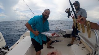 Miami Fl Saltwater Drift Fishing for Mutton Snapper Bonitas and Barracudas