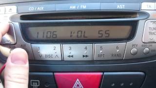 Peugeot 107 2008 Engine and upgraded dash speakers