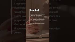 Prayer #bible #god #love #praiseandworship #dailyprayer #godisgood