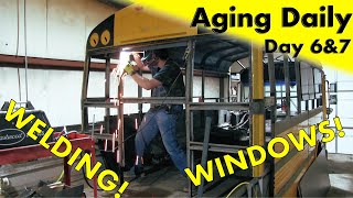 Welding Up More Window Frames | Aging Daily: Day 6&7