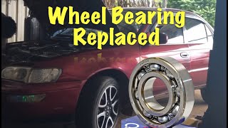 Changing wheel bearings - Toyota Corolla