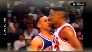 NBA Fights ● Scottie PIPPEN vs John STARKS