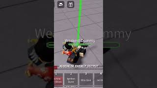 Roblox The Strongest Battlegrounds Destructive Cyborg Combo#viral #roblox