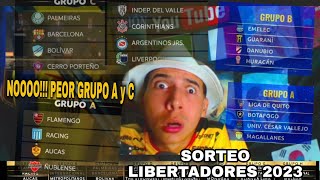 NOOO!!😤 REACCIÓN SORTEO COPA LIBERTADORES  2023 FASE DE GRUPO SUDAMERICANA💥 BARCELONA , AUCAS , BOCA