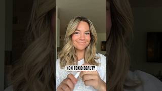 My non toxic beauty routine! #nontoxicliving #nontoxicbeauty #makeup #vlog