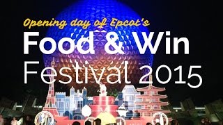 Epcot food and wine festival 2015 | Opening day (part 1)