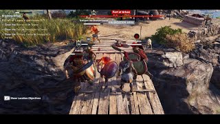 ASSASSINS CREED ODYSSEY: BRUTAL WARRIOR COMBAT|4 MERCENARIES|FORT OF ARKAS|NIGHTMARE MODE