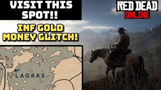 *DIFFERENT LOCATION* UNLIMITED GOLD MONEY XP GLITCH / EXPLOIT - RDR2 ONLINE - RED DEAD ONLINE