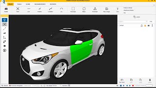 Trimble Forensics + Trimble Sketchup: Recoloring Vehicles