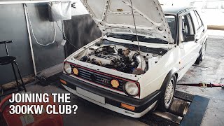 Dyno tuning the new setup: T70 Turbo 1.8T 20v Mk2 GTI | pt2