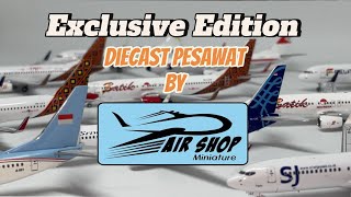 Review Diecast Pesawat Buatan Airshop Diecast Indonesia❗️Diecast Plane Exclusive Edition Review