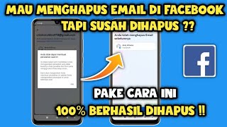 Cara hapus Email lengket di fb 2024 | Hapus email lengket fb