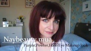 Spring Purple,Pewter,Warm Halo Eye Make up Look| Make up Revolution Iconic Pro 2 Palette