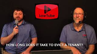 How long does it take to evict a tenant?