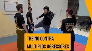 Como treinar contra múltiplos agressores ?