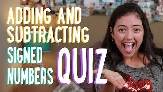 Adding and Subtracting Signed Numbers | YouTube Challenge | PBSMathClub