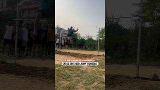 CPO-SI 4 FEET HIGH JUMP TECHNIQUE || high jump training 🔥🔥| #highjump #highjumptechnique #ytshorts