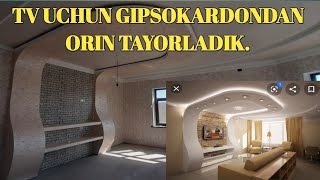 GIPSOKARDONDAN  TV UCHUN PADTSTAFKA QANDAY TAYYORLANADI.TEL.932537774