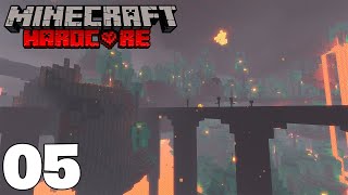 Minecraft Hardcore Let's Play - Ep.5: The NETHER! (Hardcore Minecraft 1.20.4)