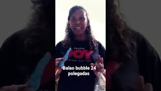 #dicas #bubble  personalizado com 16 polegadas e confete