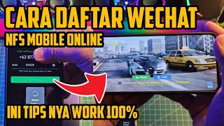 Tutorial Daftar Akun WeChat Buat Main Game Need For Speed Mobile Online