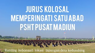 JURUS KOLOSAL TERATE EMAS. SATU ABAD PSHT PUSAT MADIUN. RANTING KEBONSARI.