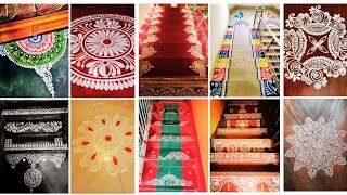 Unique collection of Bengali alpona design | all puja special alpona design | easy and simple alpona