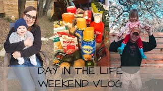 DAY IN THE LIFE WEEKEND VLOG FOR A  MOMMY OF 2