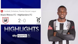 Black Rhinos 2-0 Highlanders |PSL Highlights