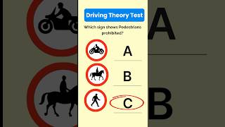 Driving Theory Test | Uk Driving Signs #dvsa #shorts #theorytest