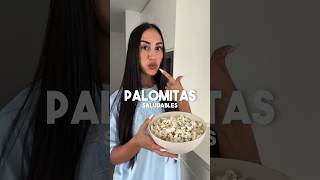 PALOMITAS SALUDABLES🍿 al microondas (listas en 2 minutos) #perderpeso #cocinafacil #recetafacil