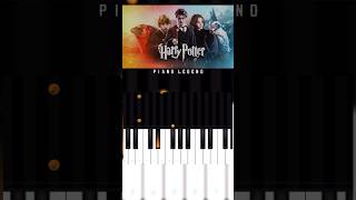 #harrypotter - theme song on piano ~ Harry Potter theme song piano tutorial ~ #ytshorts #trending