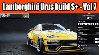 Lamborghini Urus build S+ Class Car in NFS Unbound Vol 7