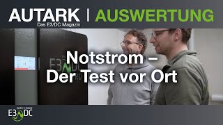 Auswertung: Notstrom - Der Test vor Ort