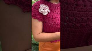 #Shorts Tecendo uma Flor de Crochê 🧶