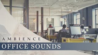 Office Sounds Ambience - People Chatter, Typing, Air Conditioning, Computer Fans