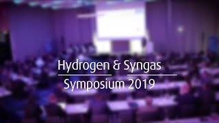 Hydrogen and Syngas Symposium 2019. Keeping you ahead of the syngas curve.