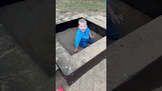 Никита тестирует новую песочницу #funny #cutebaby