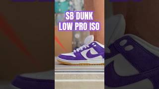 ON FEET: #nike #sbdunklow LOW PRO ISO COURT PURPLE 2024 #elchinolavida #sneakers #shoes #fashion