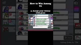 How to Win #amongus - a step by step guide #funny #videogames